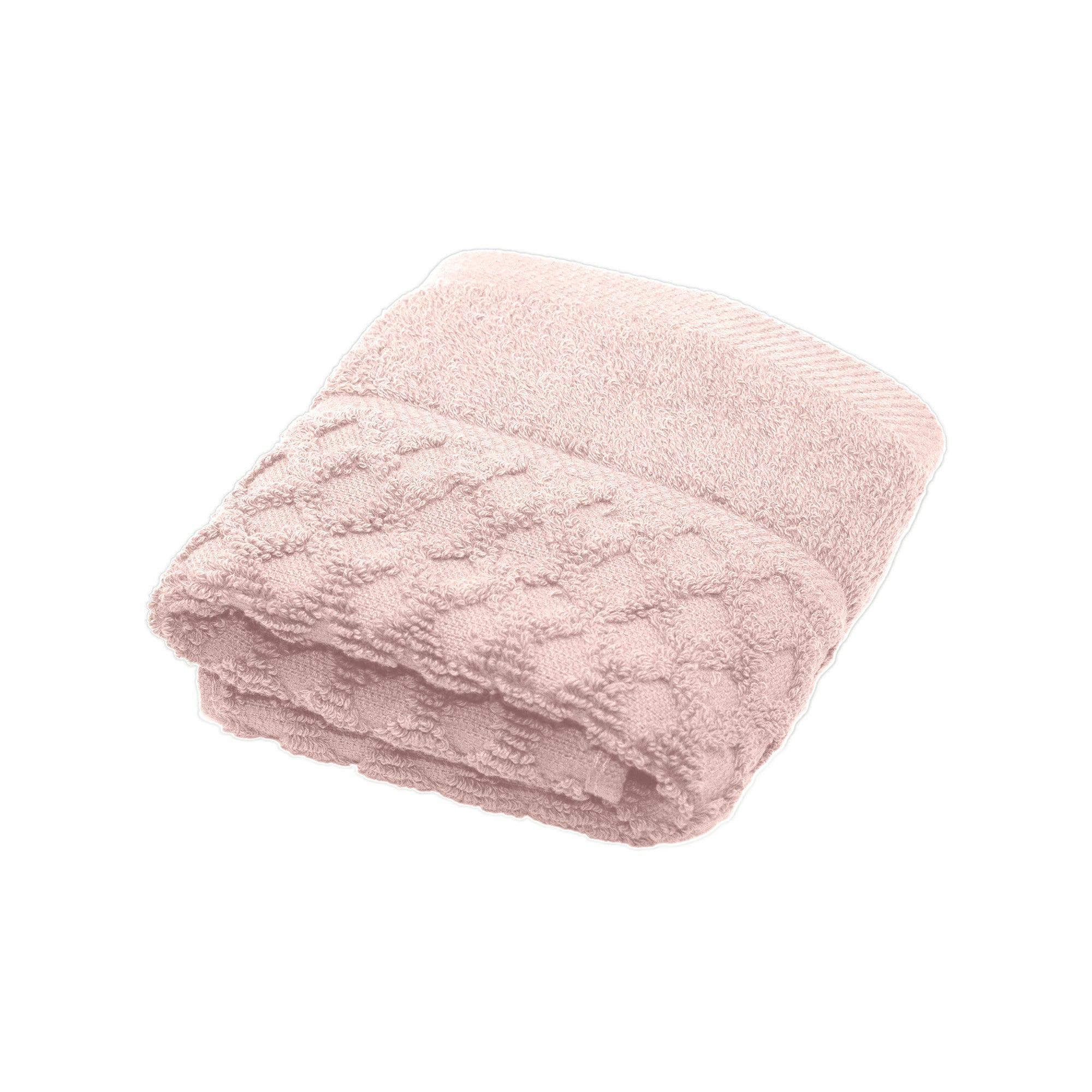 Diamond Waffle Cotton Bath Towels