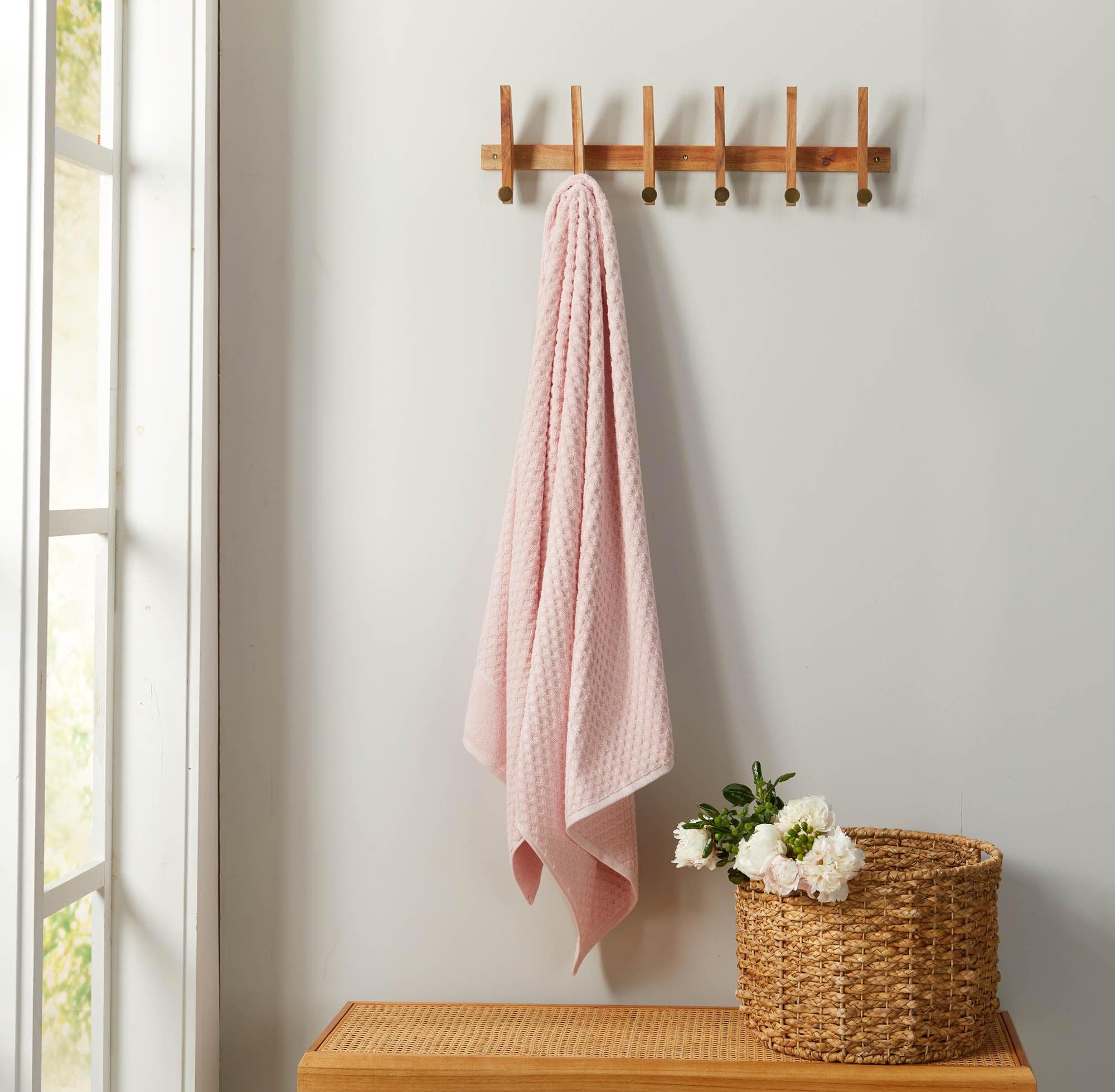 Diamond Waffle Cotton Bath Towels