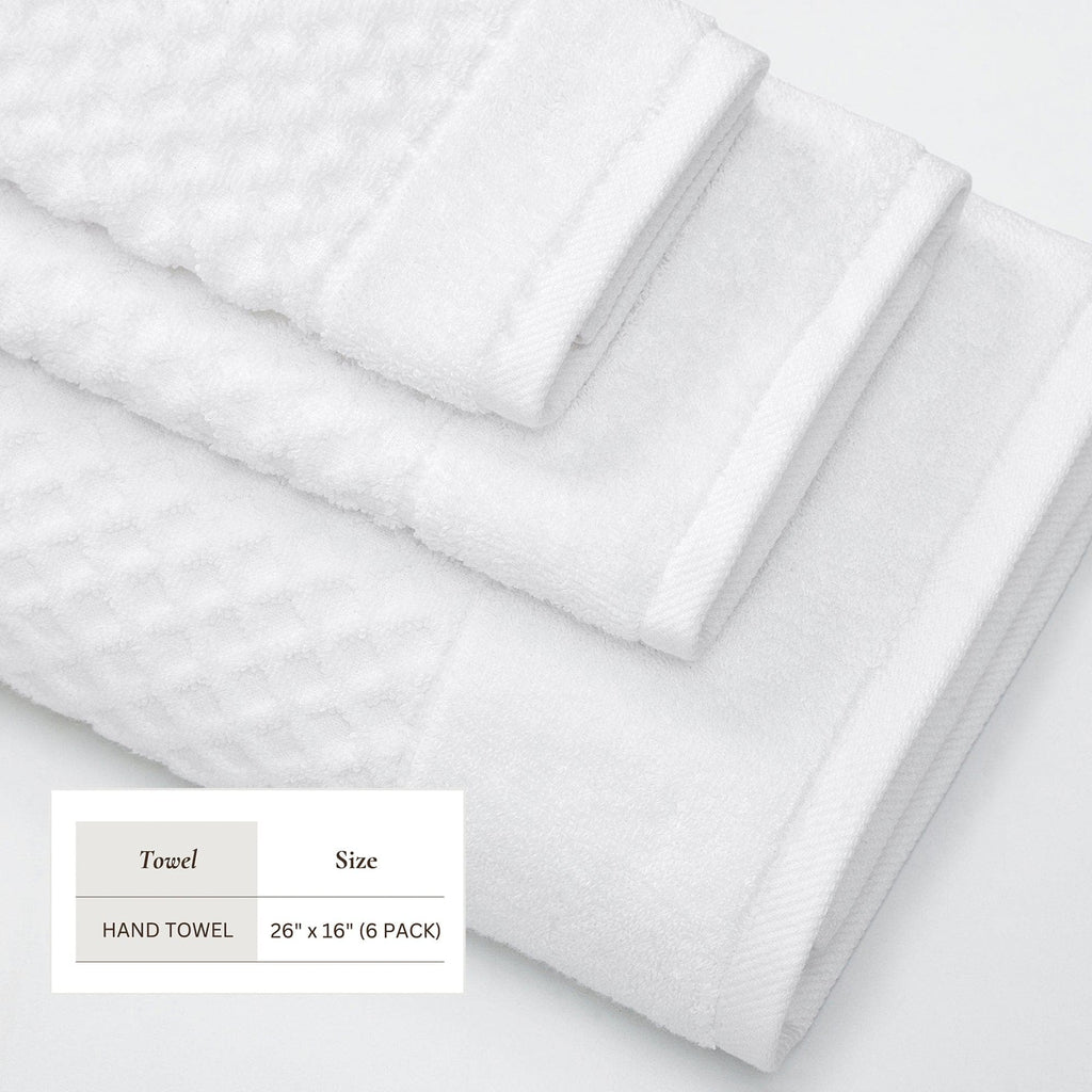 Diamond Waffle Cotton Bath Towels