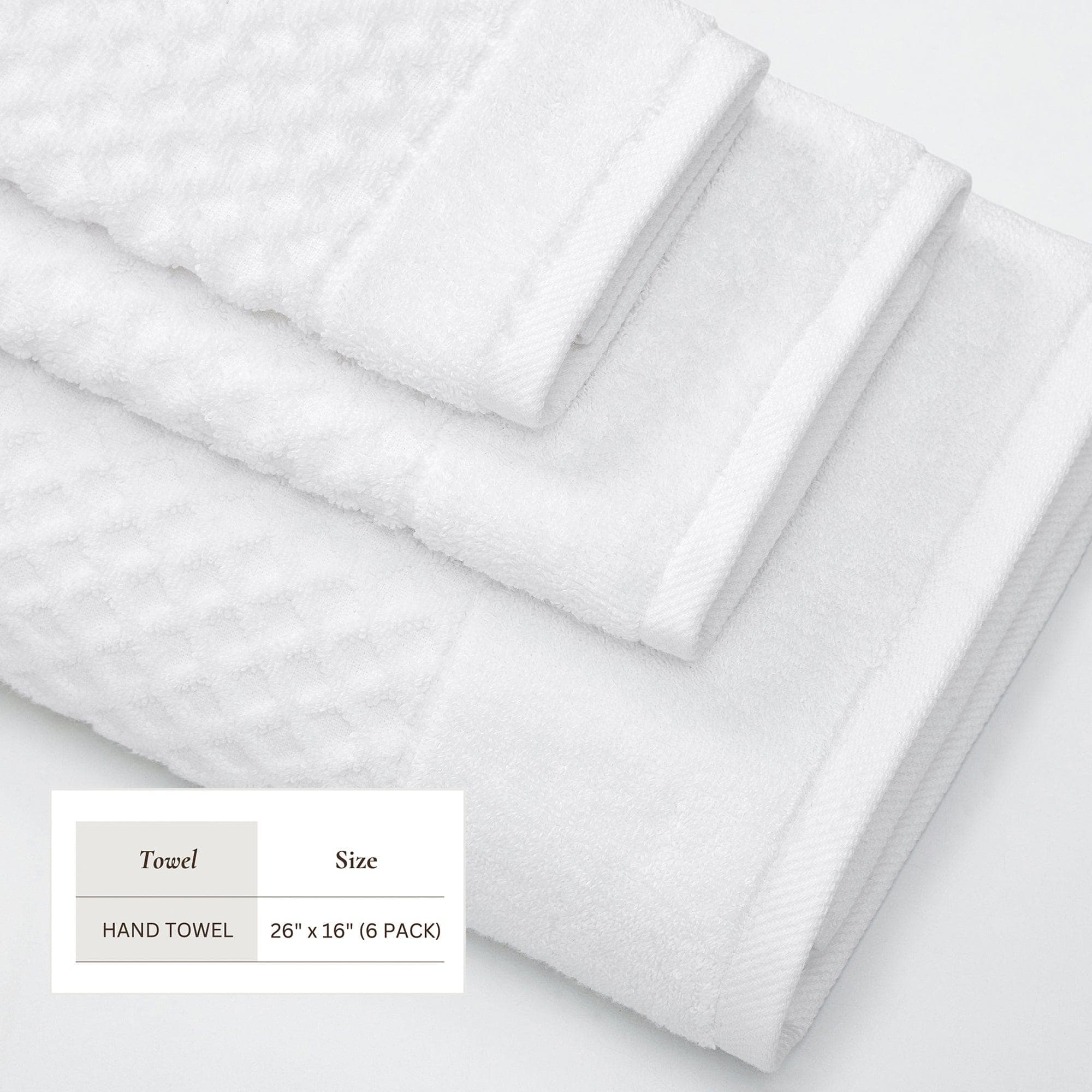 Diamond Waffle Cotton Bath Towels