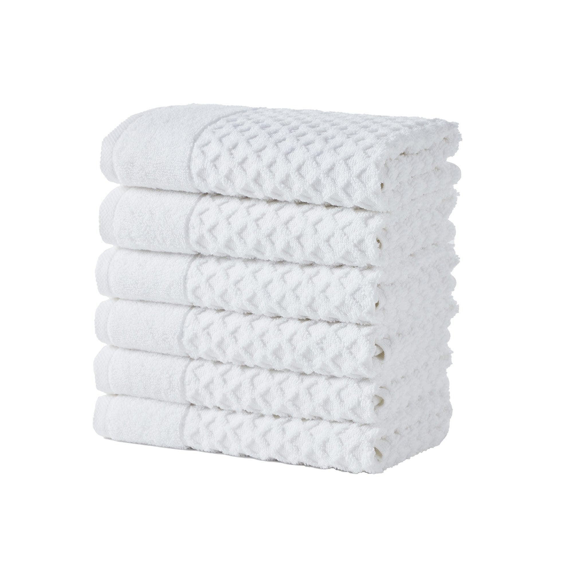 Diamond Waffle Cotton Bath Towels