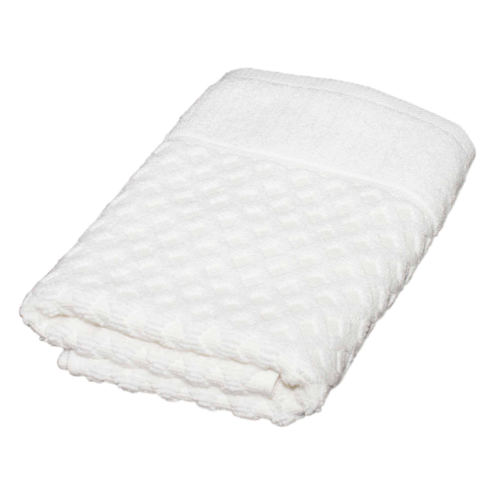 Diamond Waffle Cotton Bath Towels