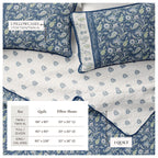Boho Floral Quilt Set