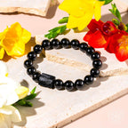 Black Obsidian & Raw Tourmaline Habit Breaker Bracelet