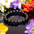 Black Obsidian & Raw Tourmaline Habit Breaker Bracelet