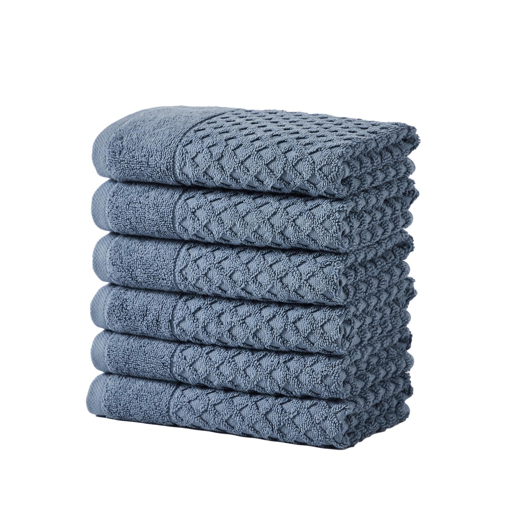 Diamond Waffle Cotton Bath Towels