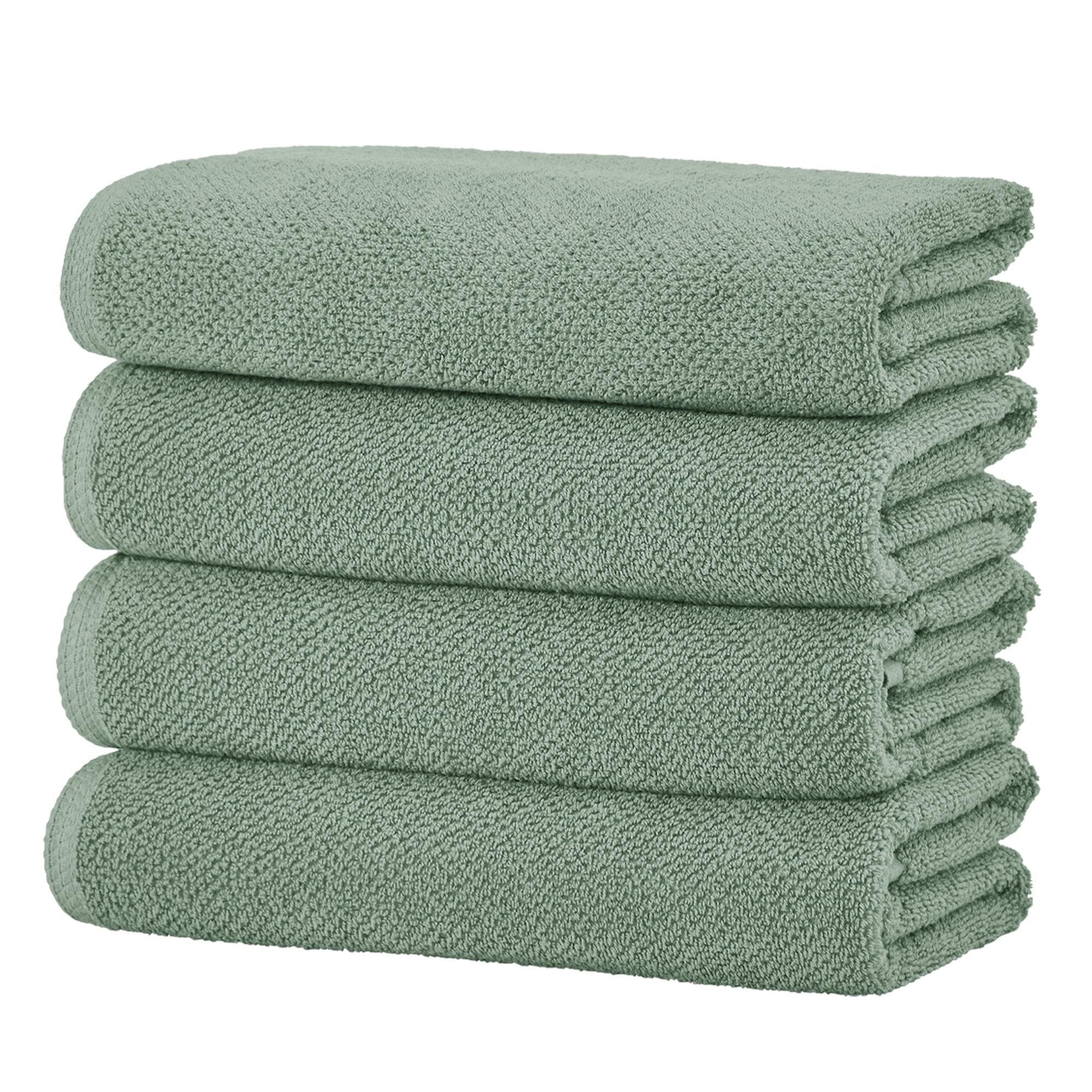 Textured Cotton Bath Towels