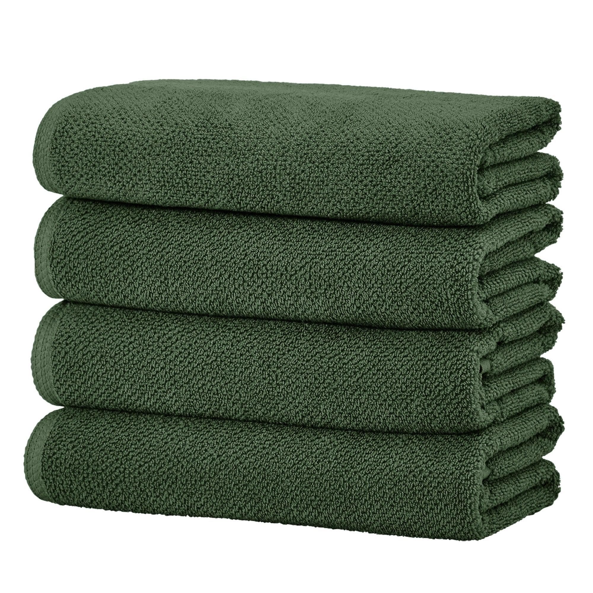 Textured Cotton Bath Towels