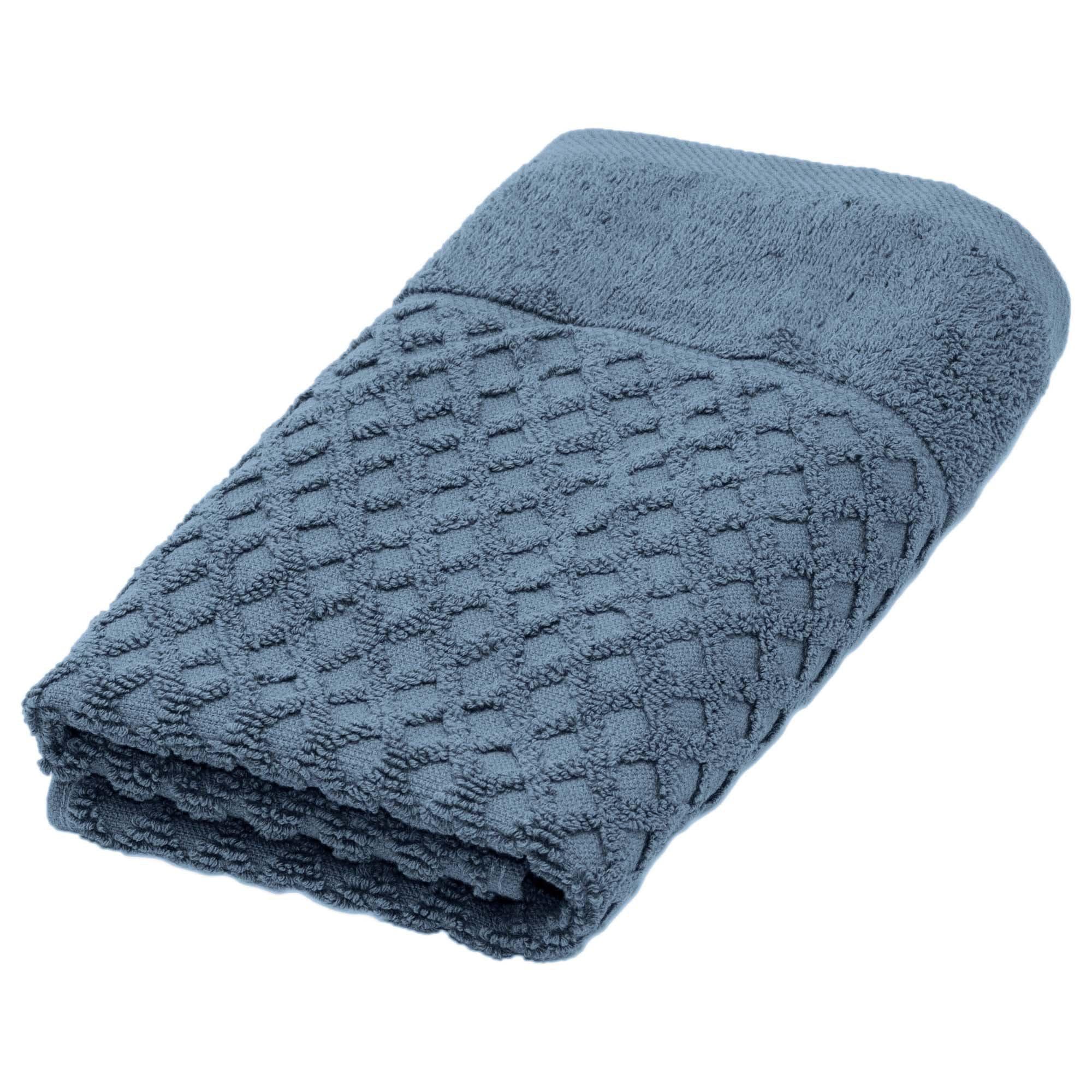 Diamond Waffle Cotton Bath Towels