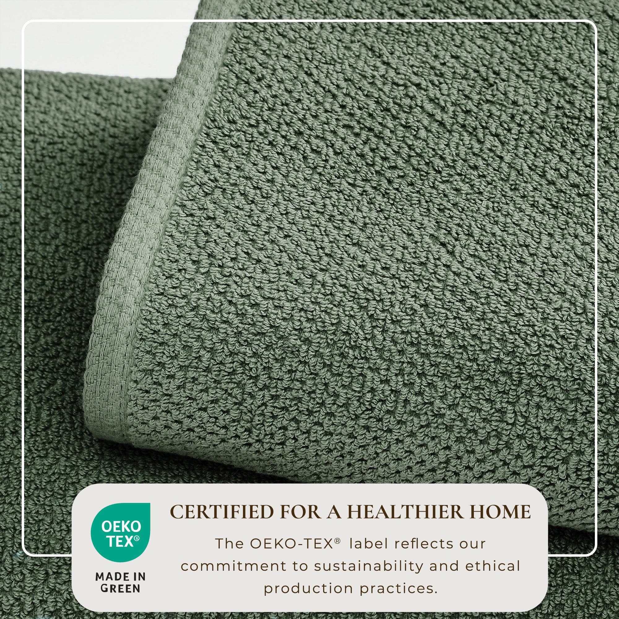 Textured Cotton Bath Towels