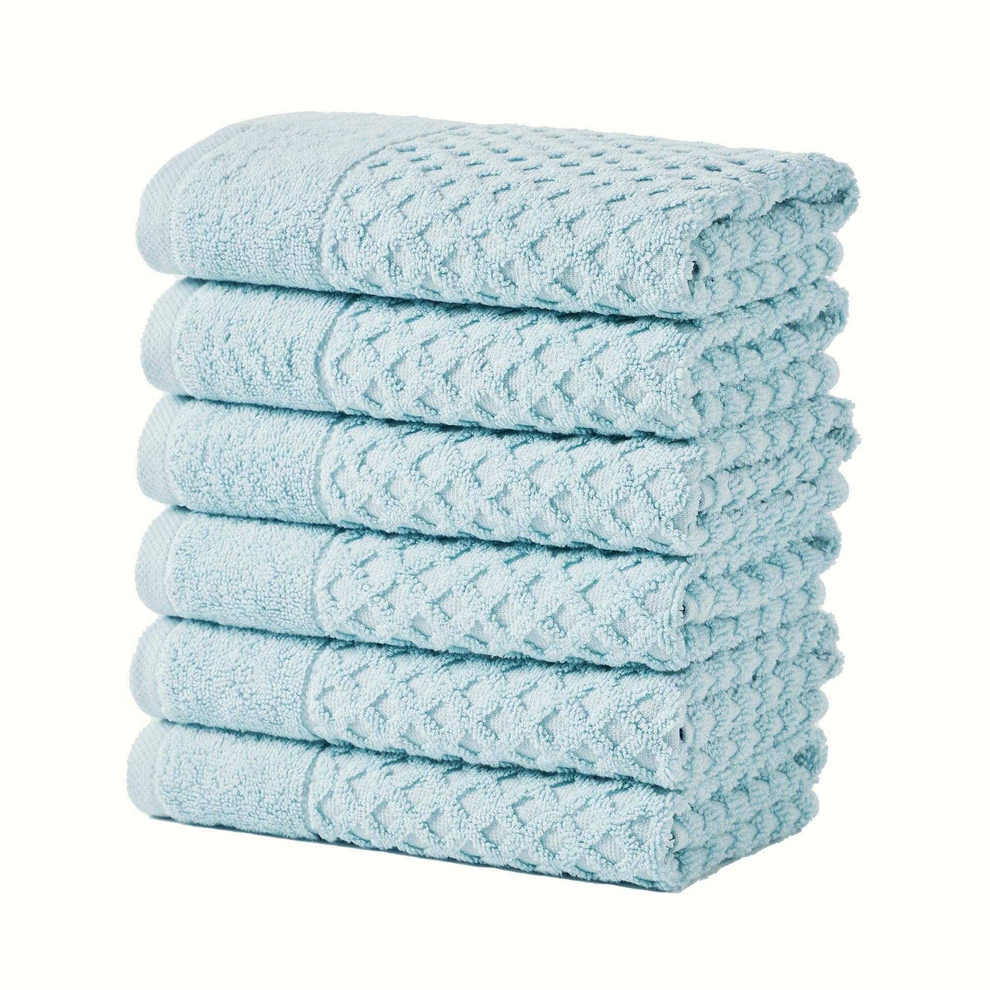 Diamond Waffle Cotton Bath Towels