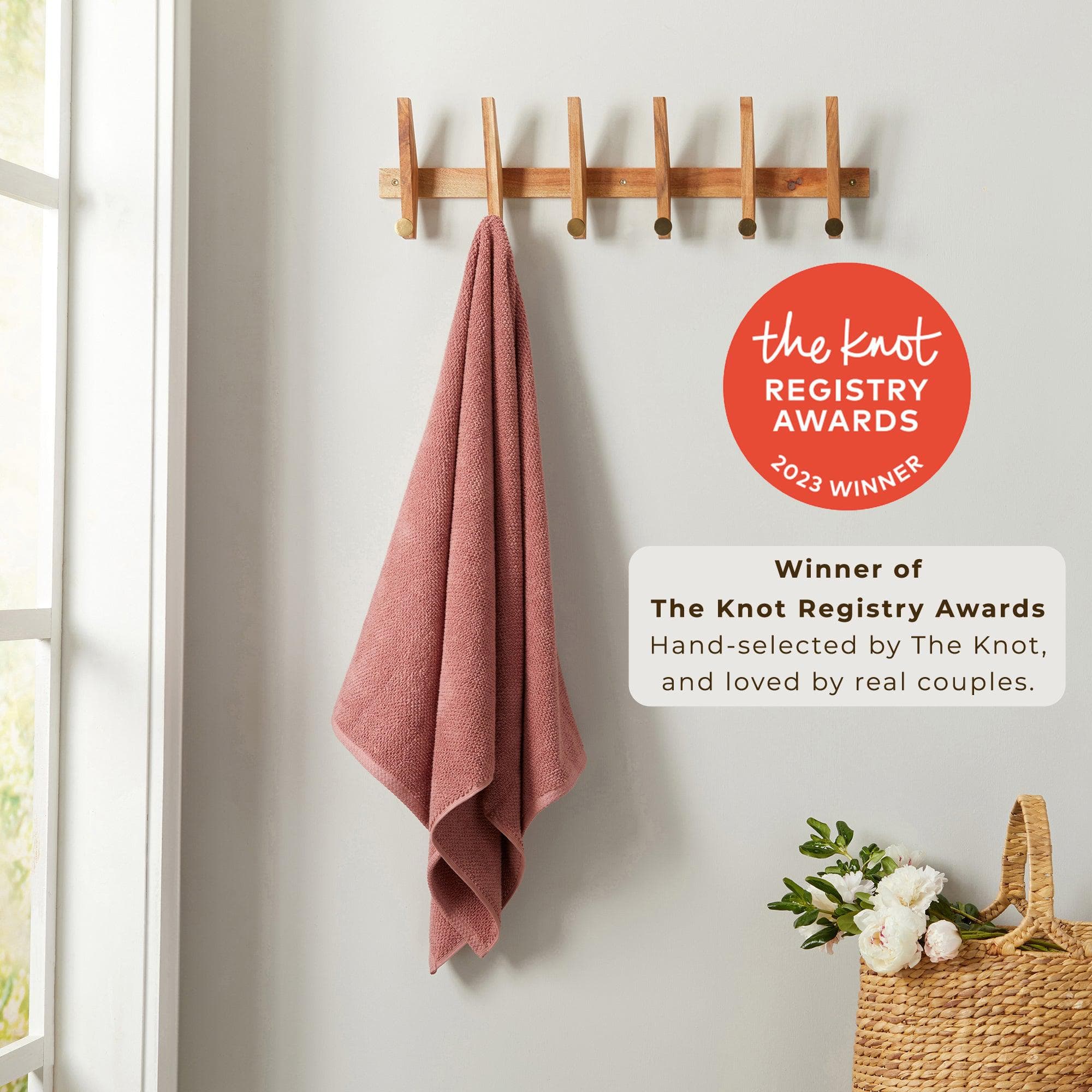 Textured Cotton Bath Towels