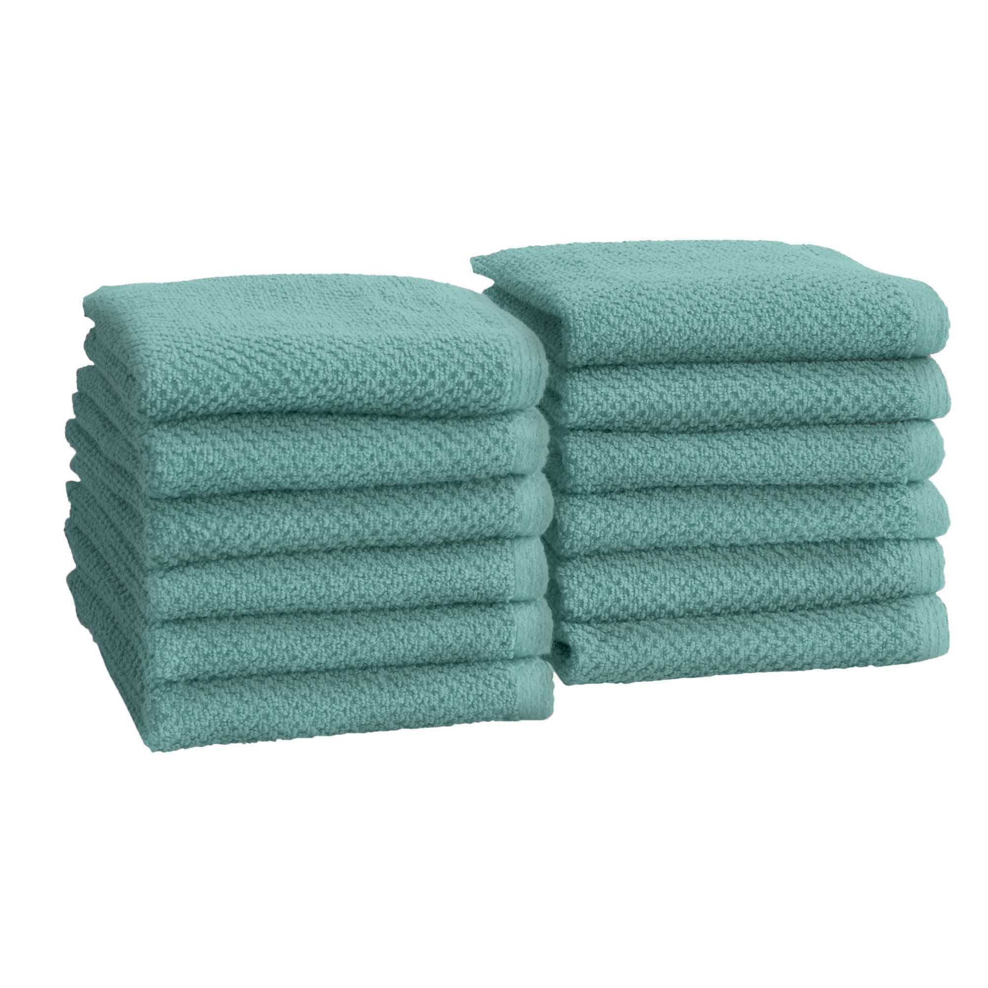 Textured Cotton Bath Towels