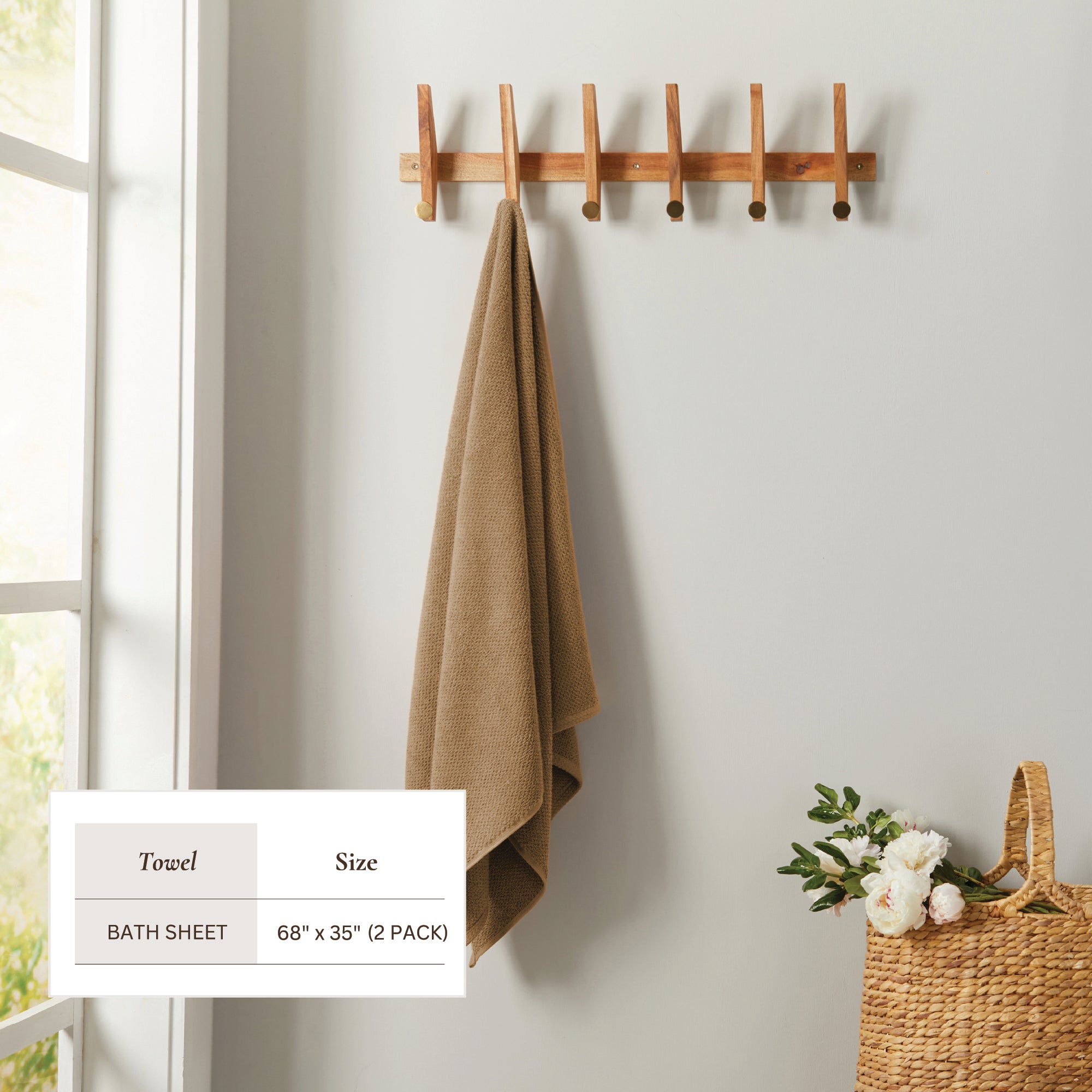 Textured Cotton Bath Towels