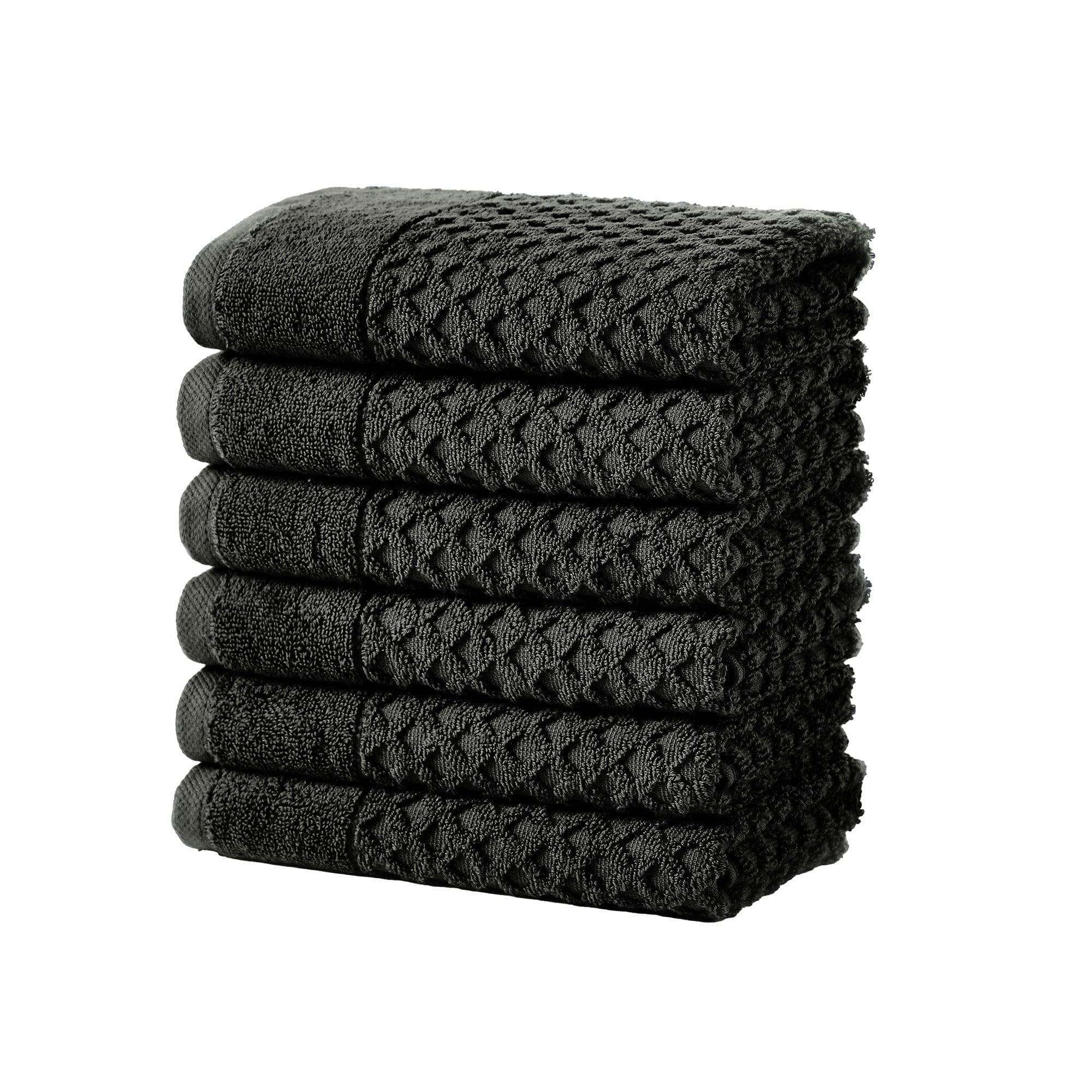 Diamond Waffle Cotton Bath Towels