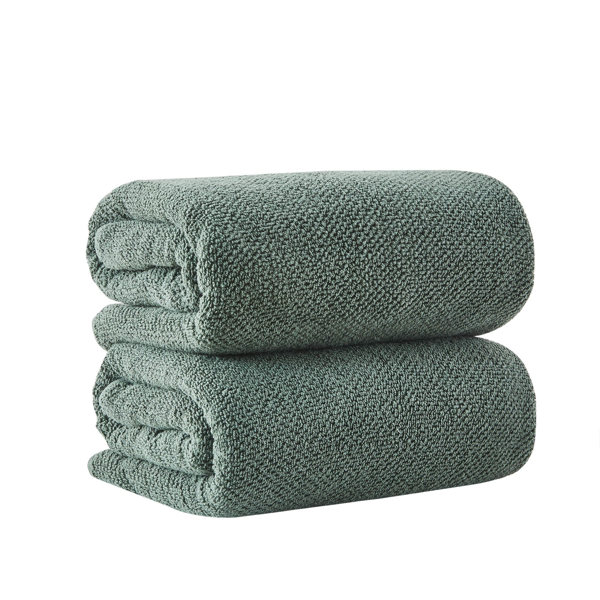 Textured Cotton Bath Towels