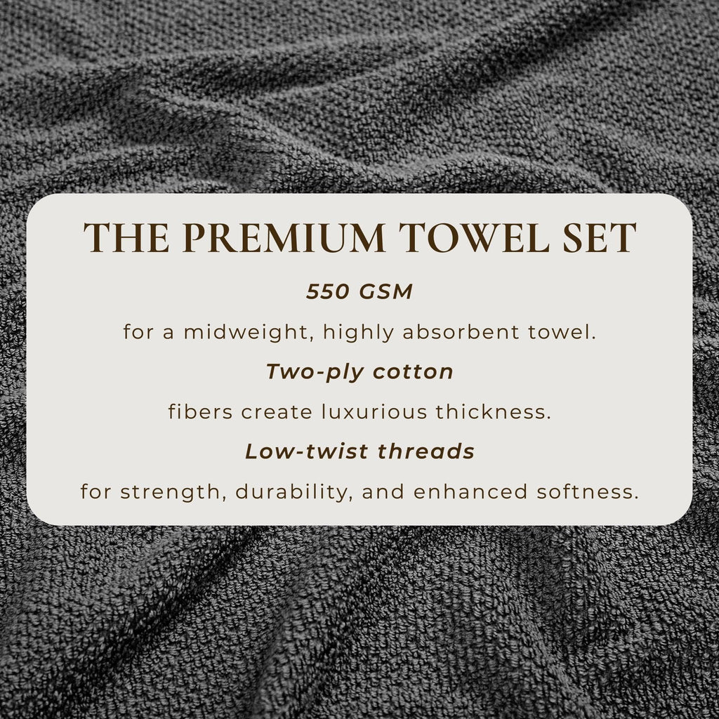 Textured Cotton Bath Towels