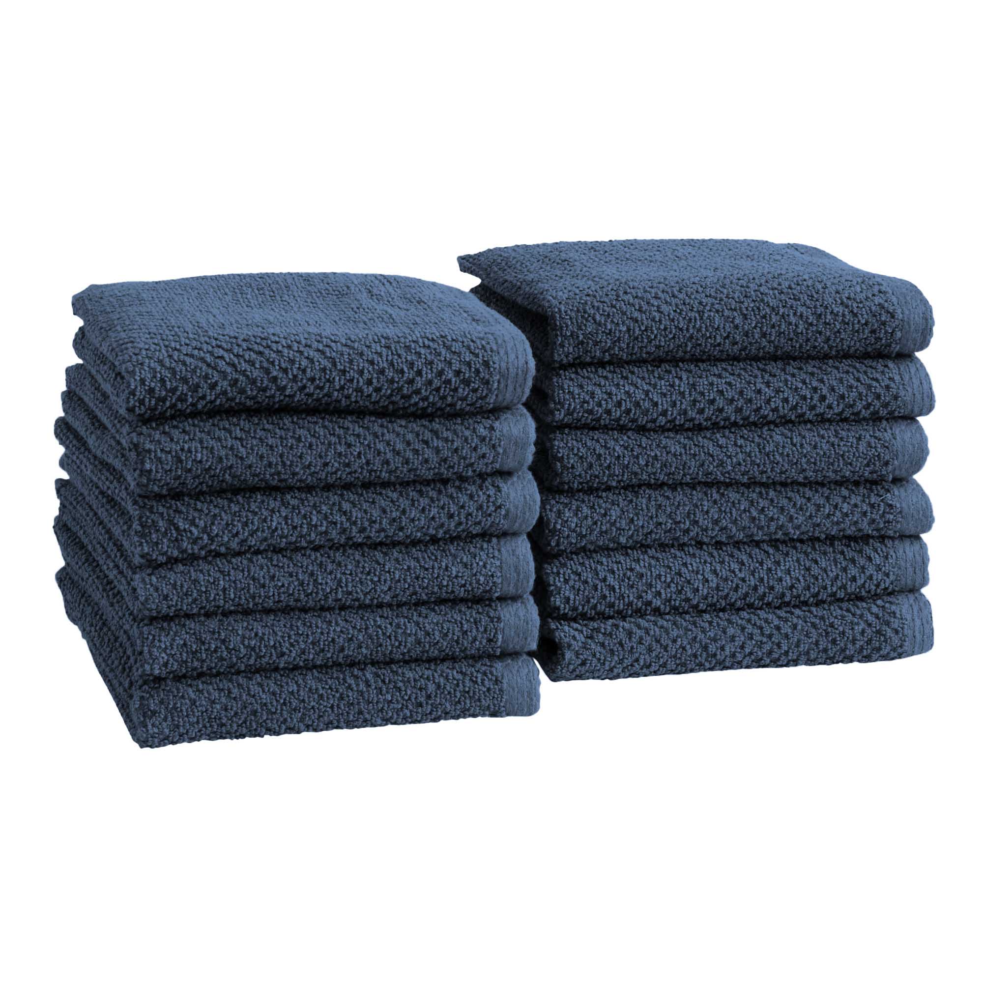 Textured Cotton Bath Towels