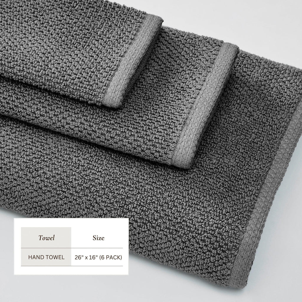 Textured Cotton Bath Towels