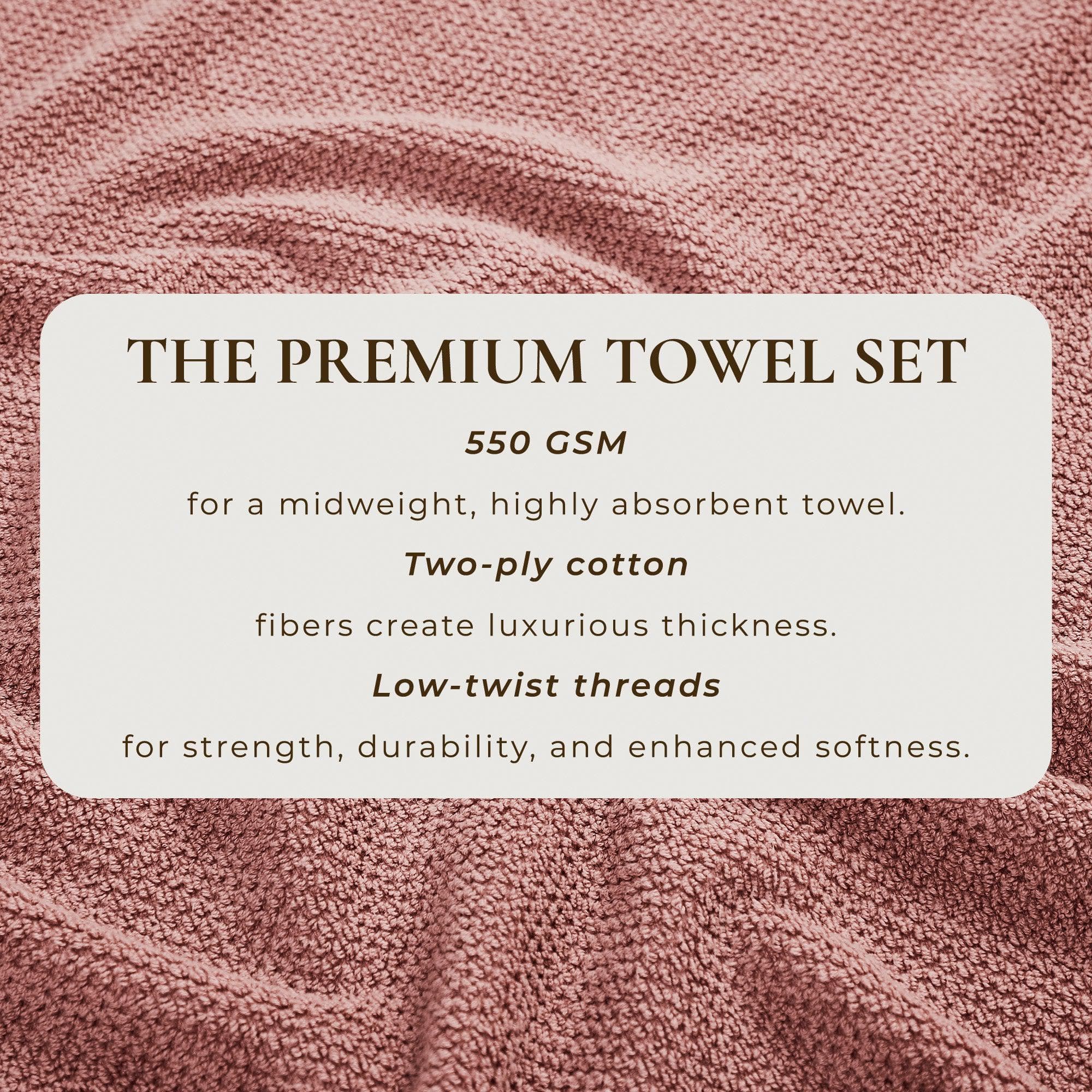 Textured Cotton Bath Towels