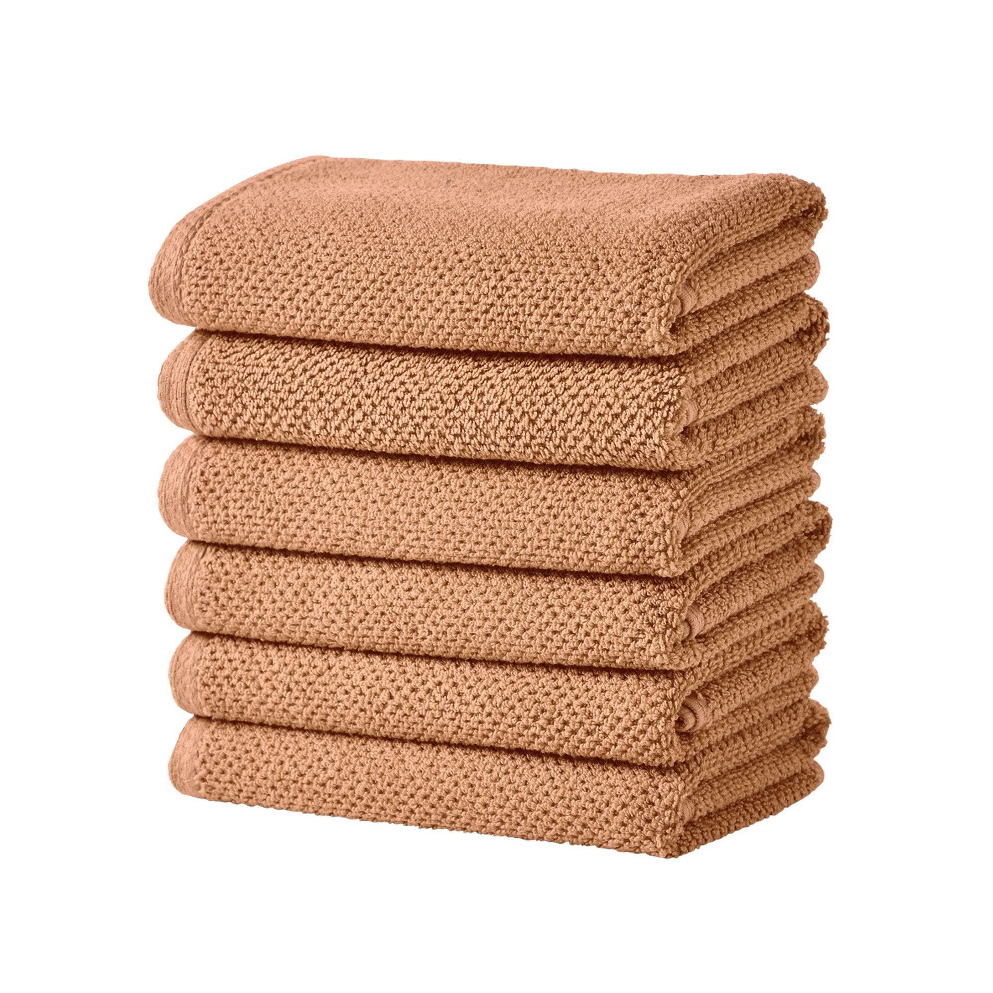 Textured Cotton Bath Towels