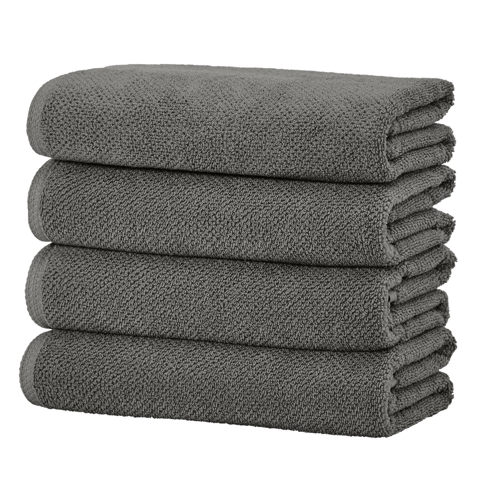 Textured Cotton Bath Towels