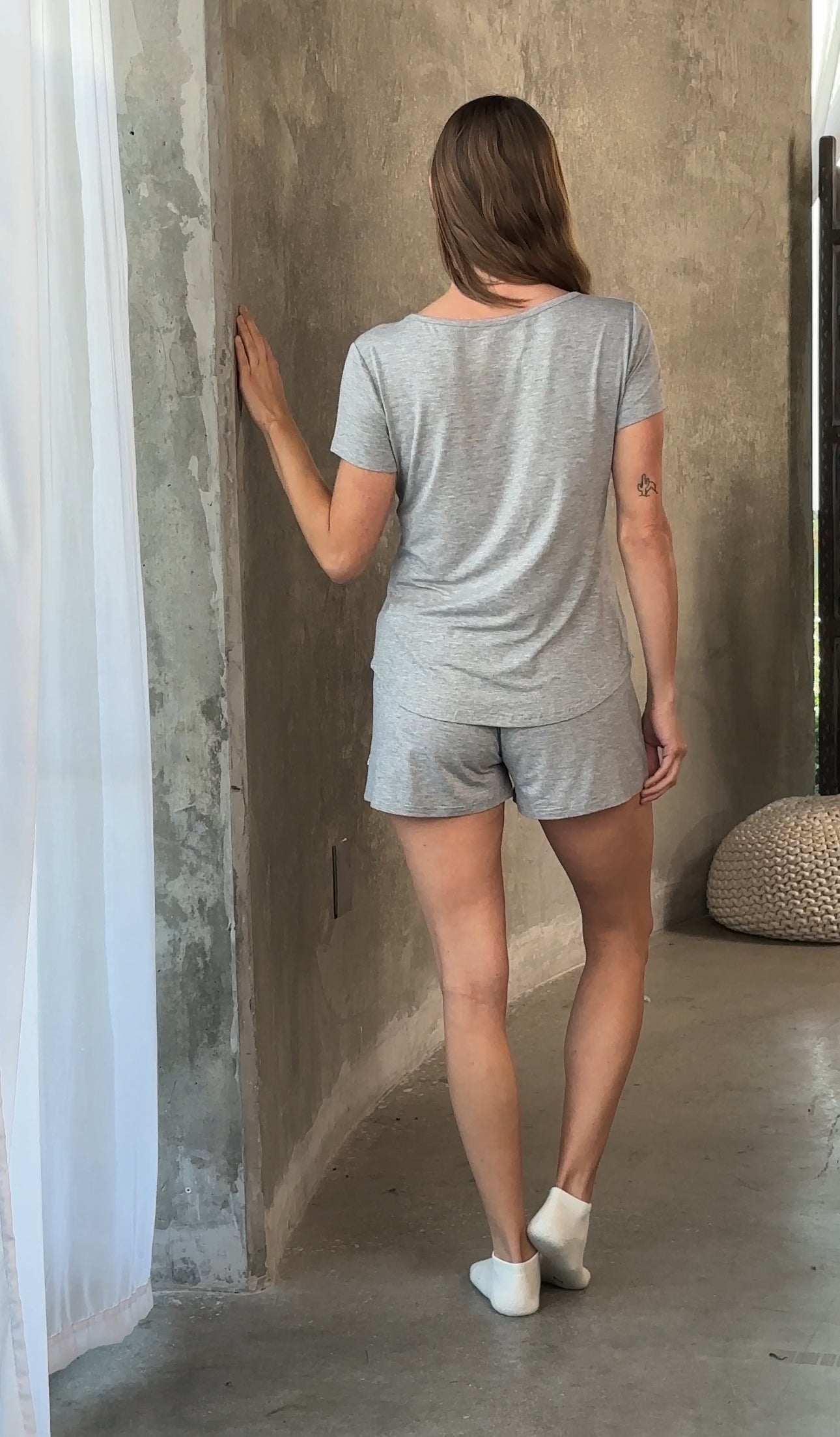 Women’s Bamboo Lounge T-Shirt & Shorts Set
