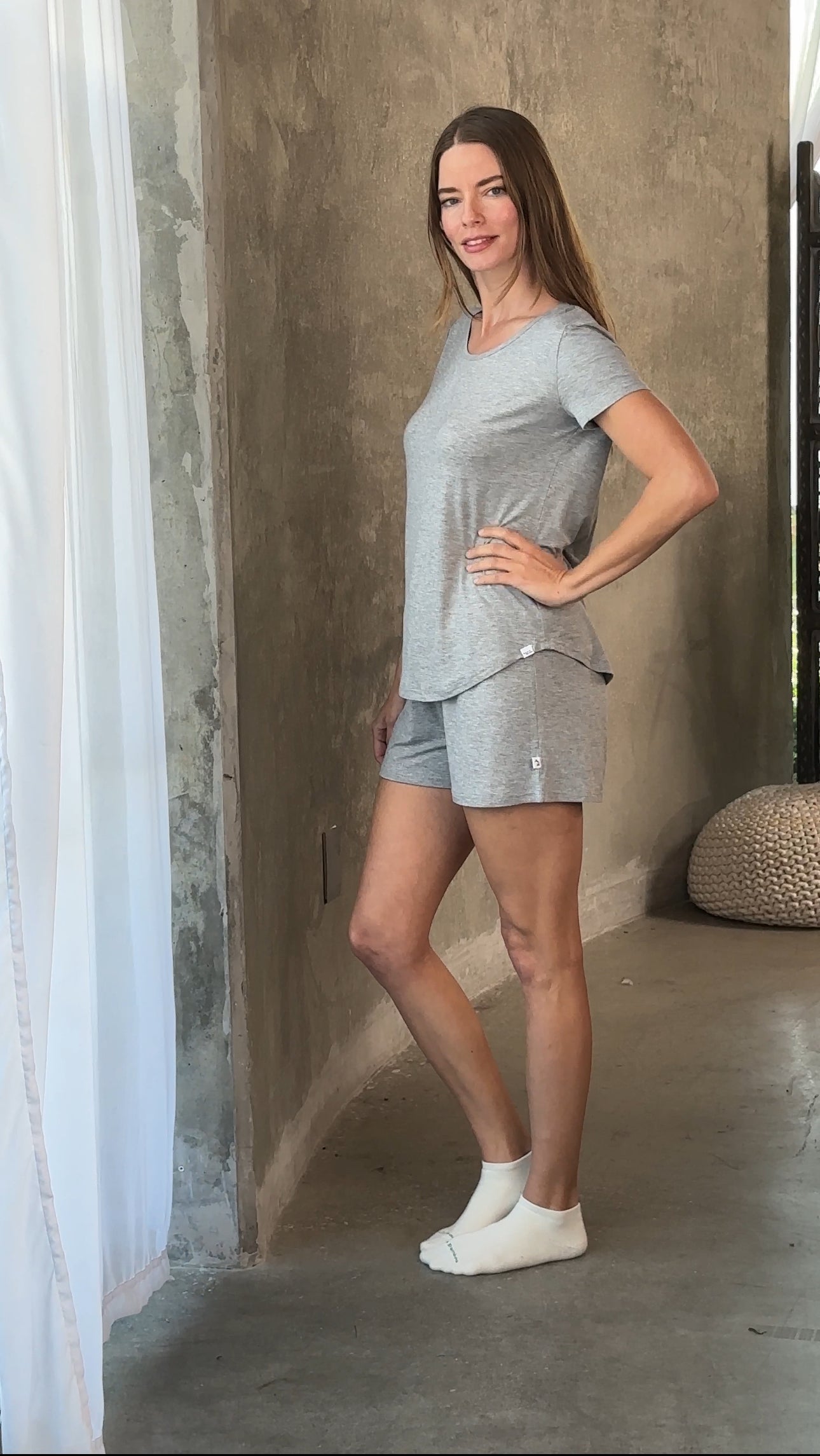 Women’s Bamboo Lounge T-Shirt & Shorts Set