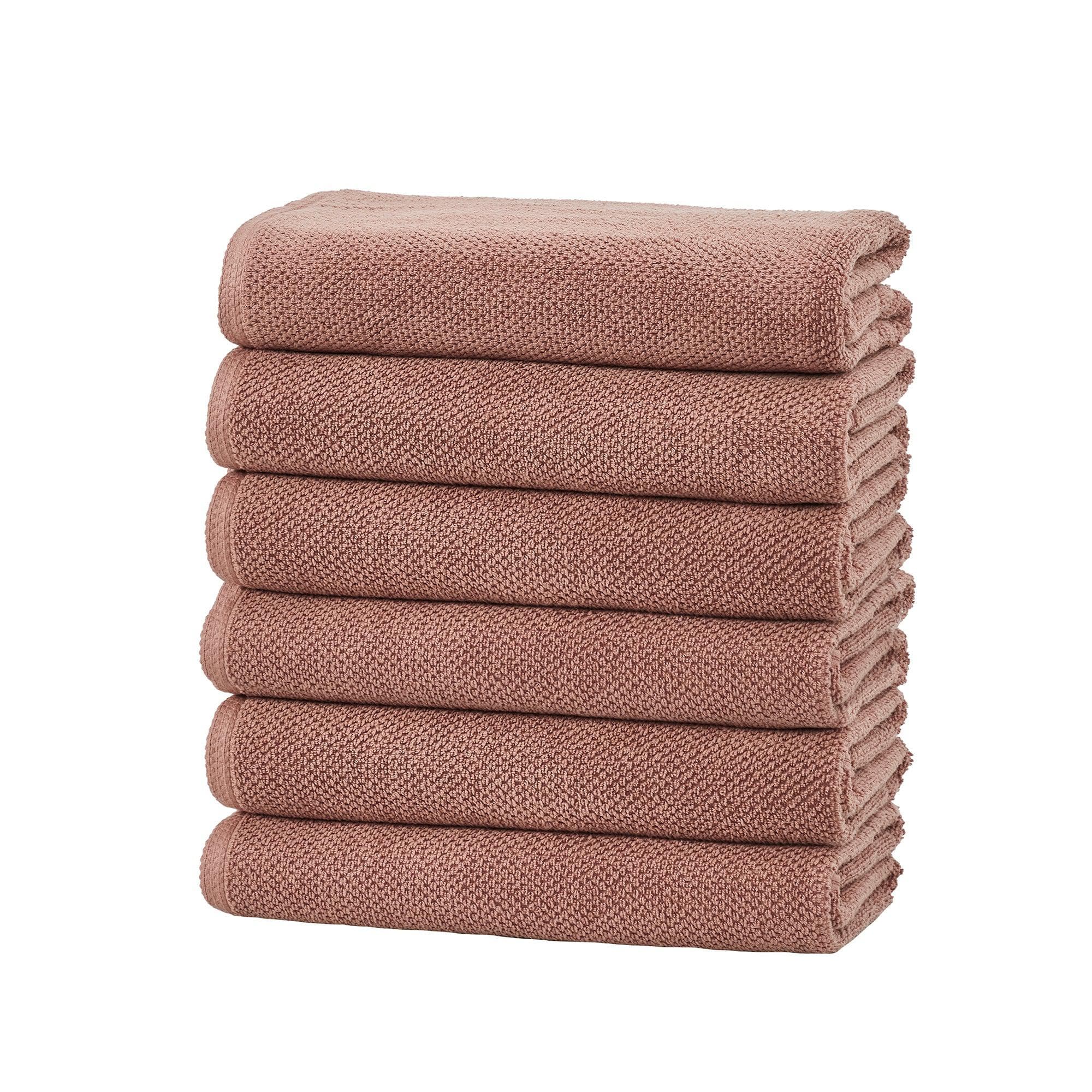 Textured Cotton Bath Towels