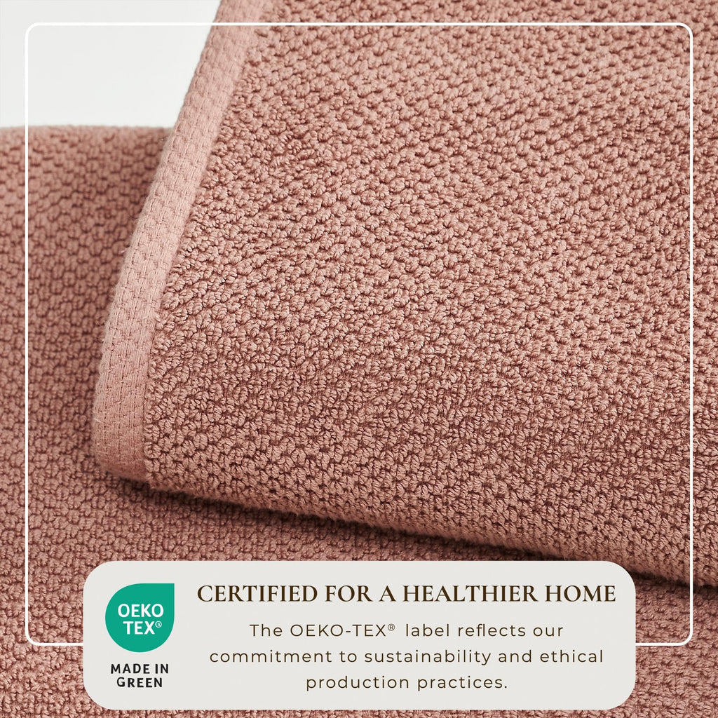 Textured Cotton Bath Towels