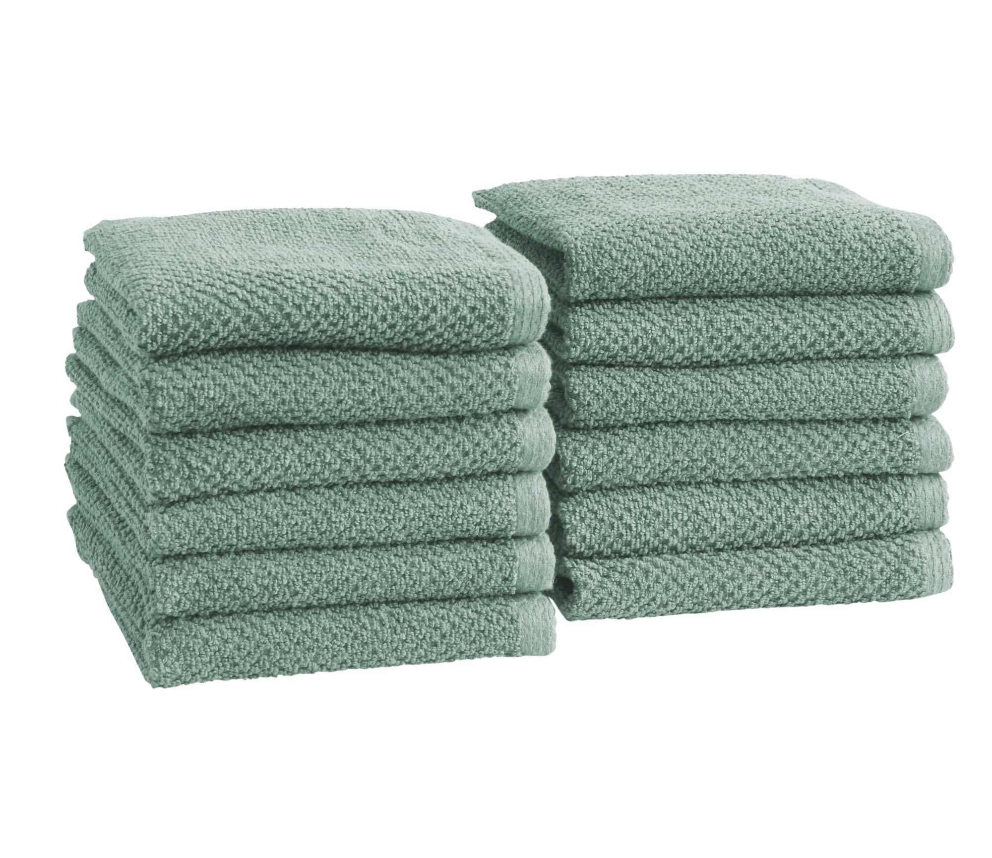 Textured Cotton Bath Towels