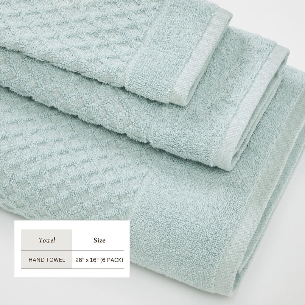 Diamond Waffle Cotton Bath Towels