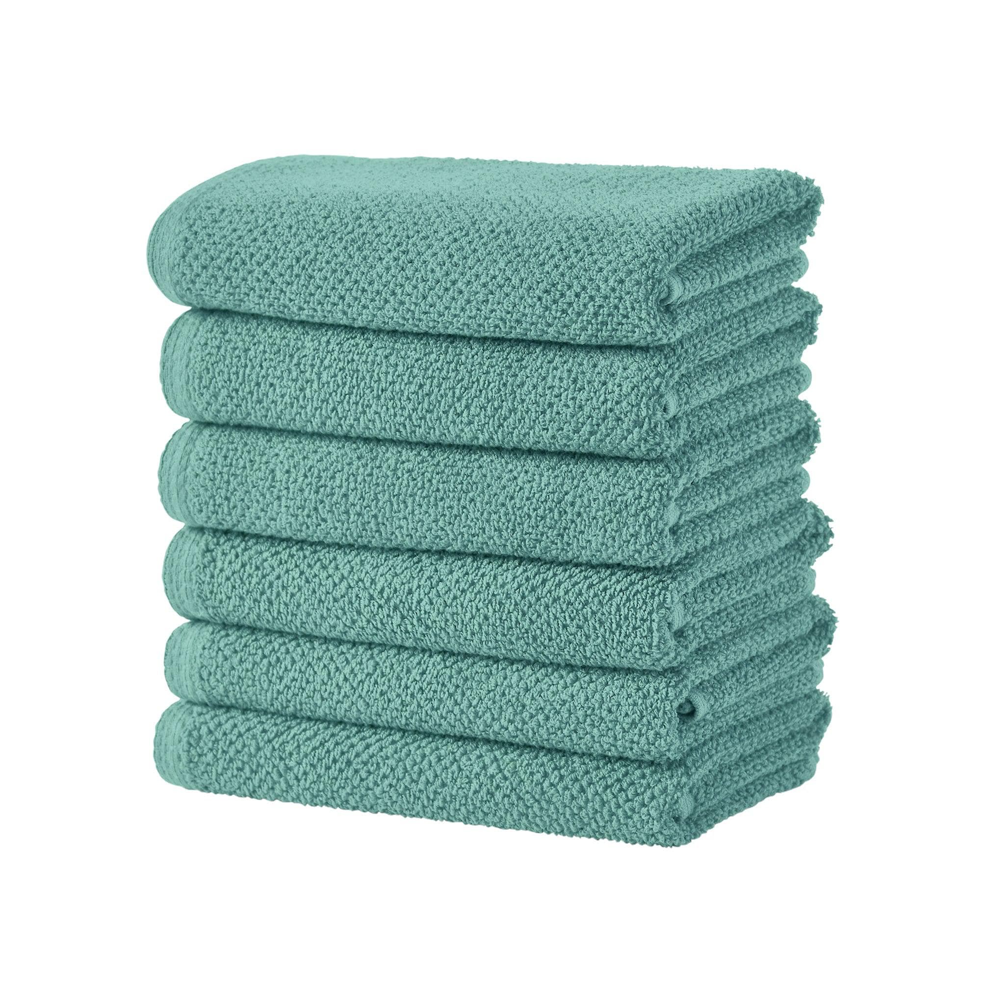 Textured Cotton Bath Towels