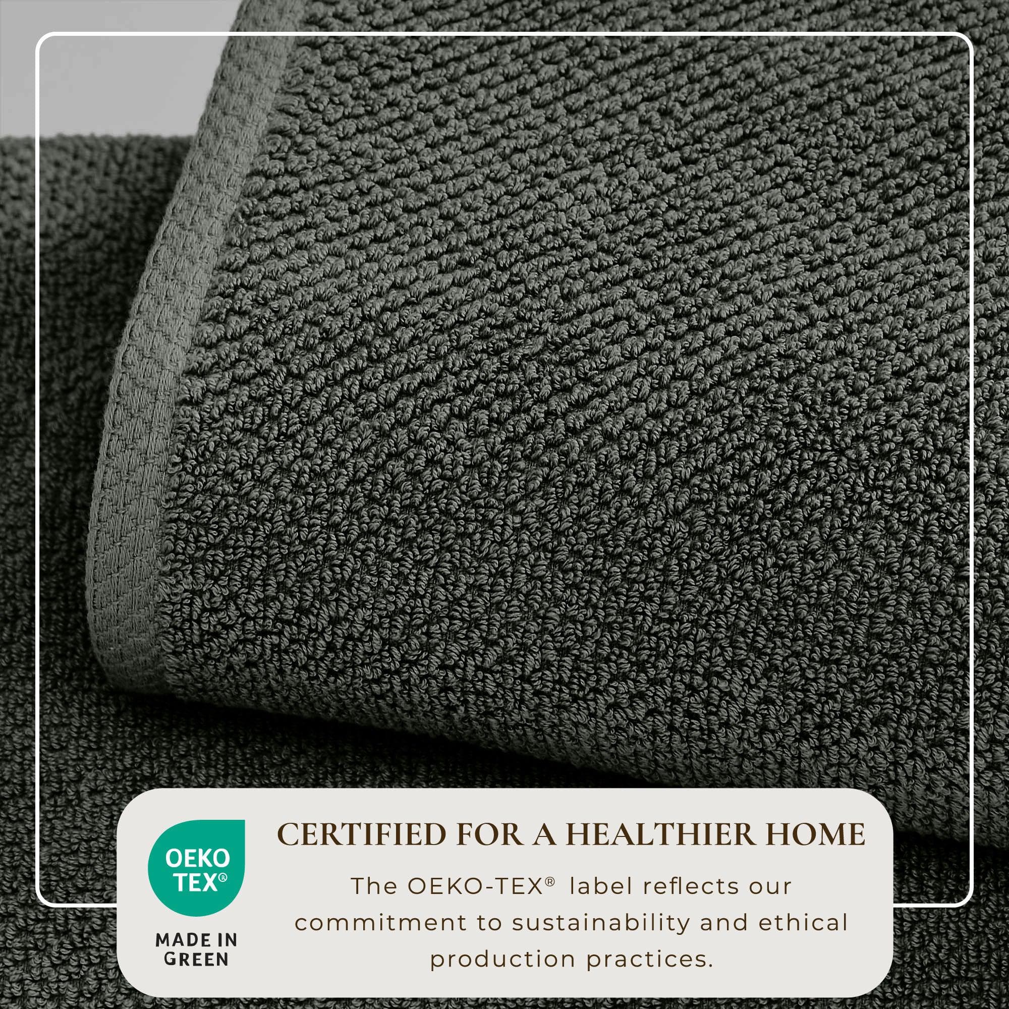 Textured Cotton Bath Towels