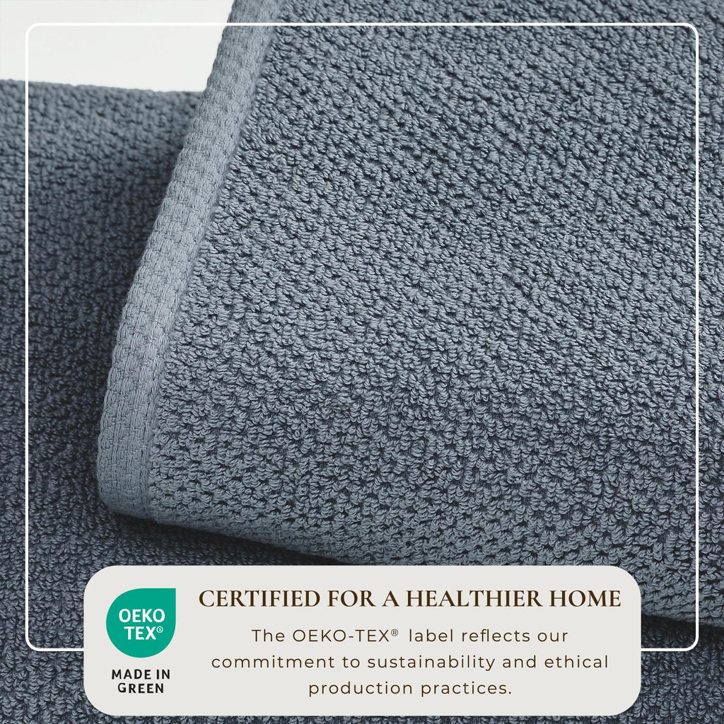 Textured Cotton Bath Towels