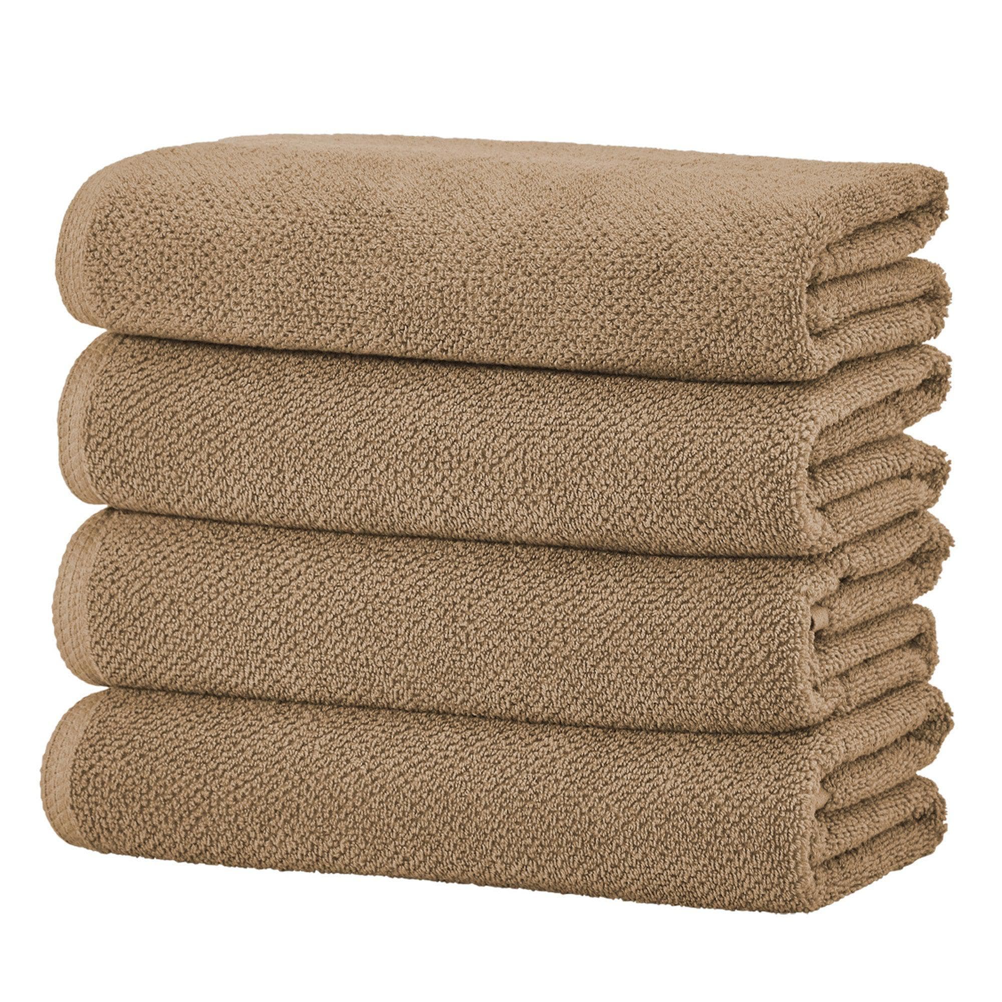 Textured Cotton Bath Towels