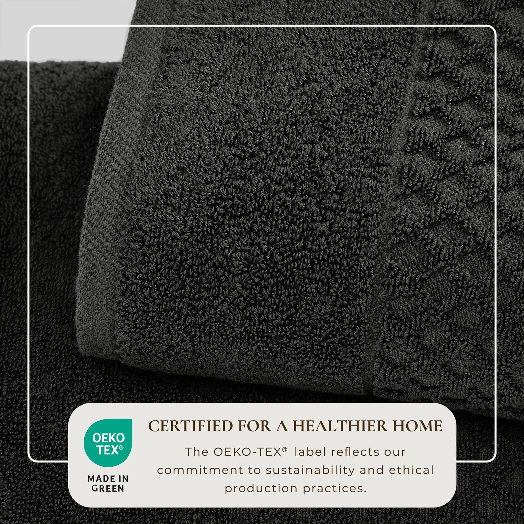 Diamond Waffle Cotton Bath Towels