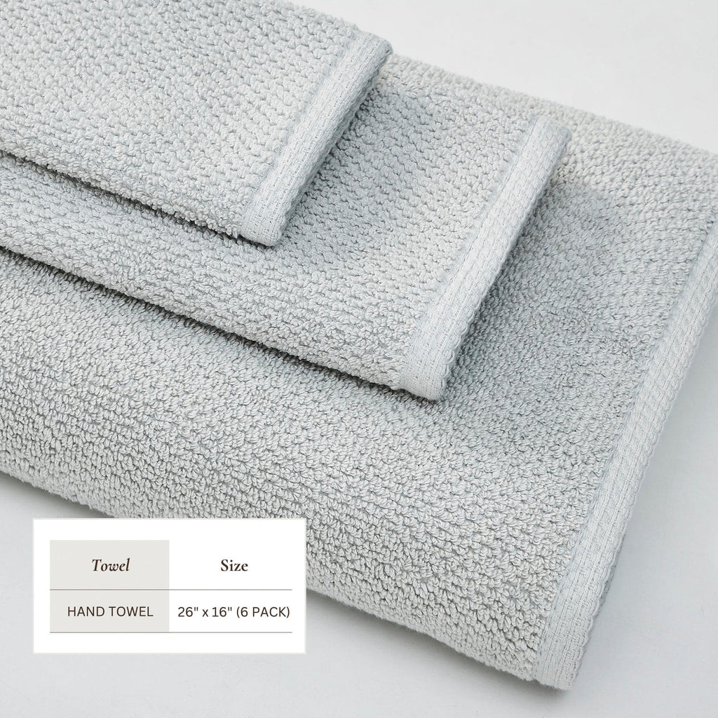 Textured Cotton Bath Towels