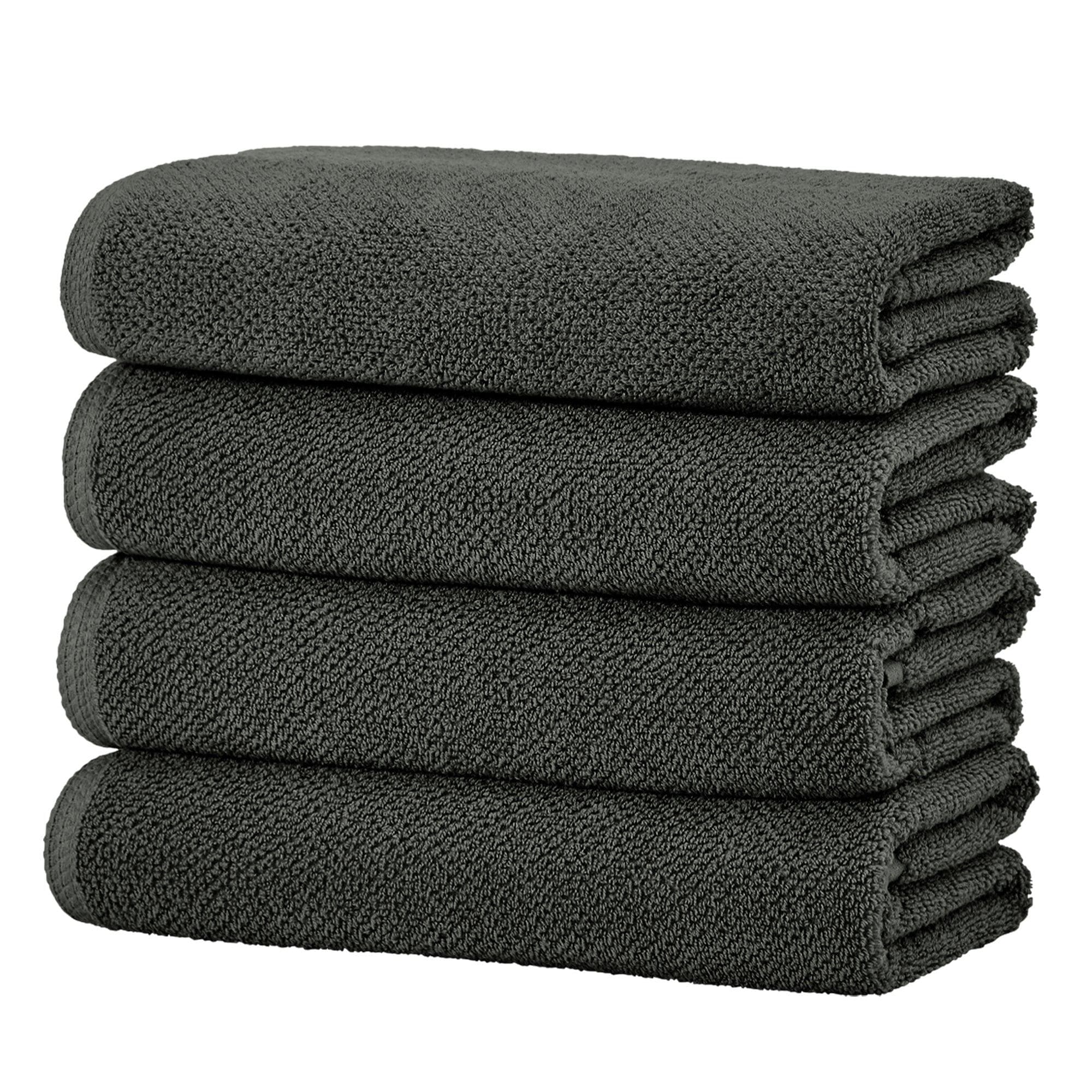 Textured Cotton Bath Towels