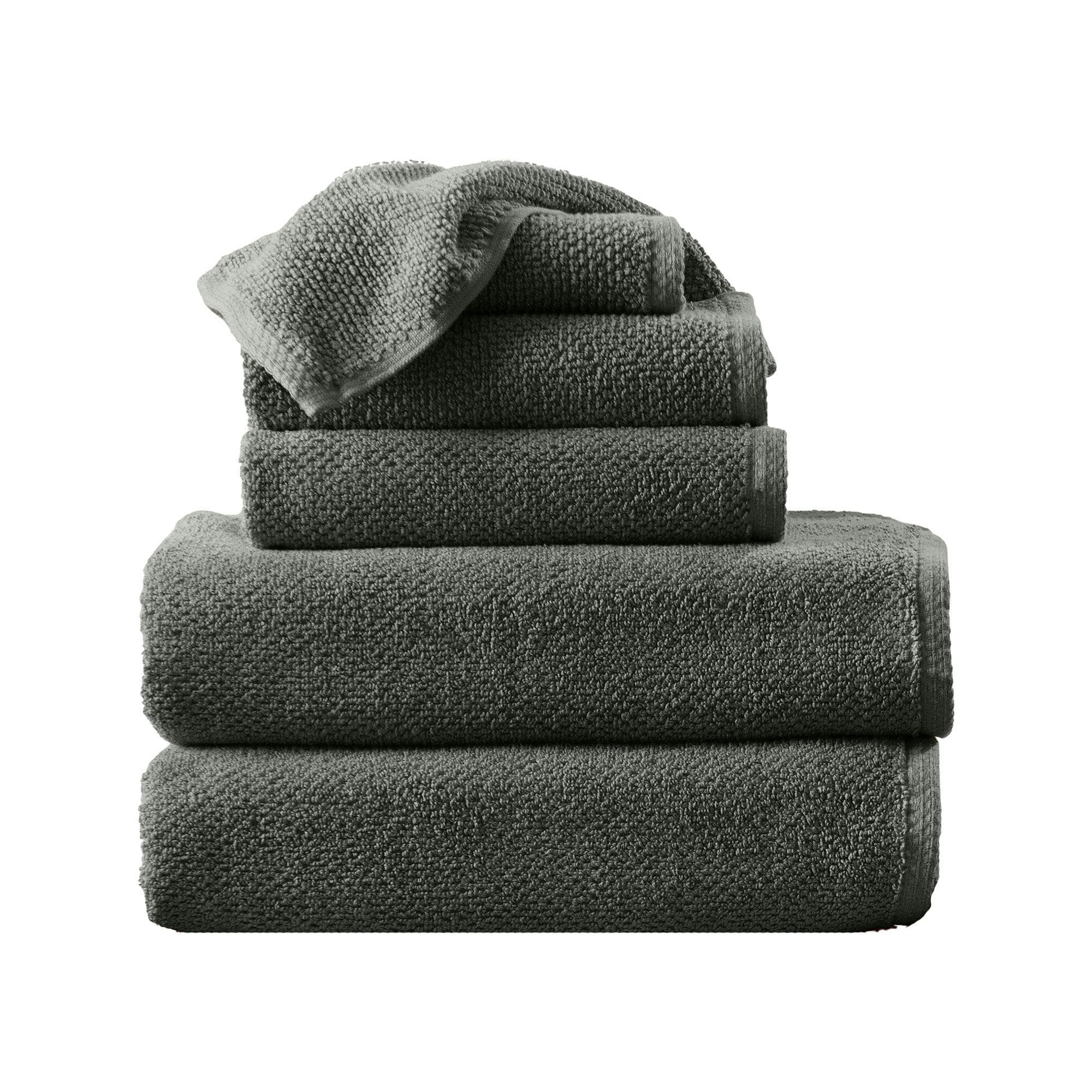 Textured Cotton Bath Towels