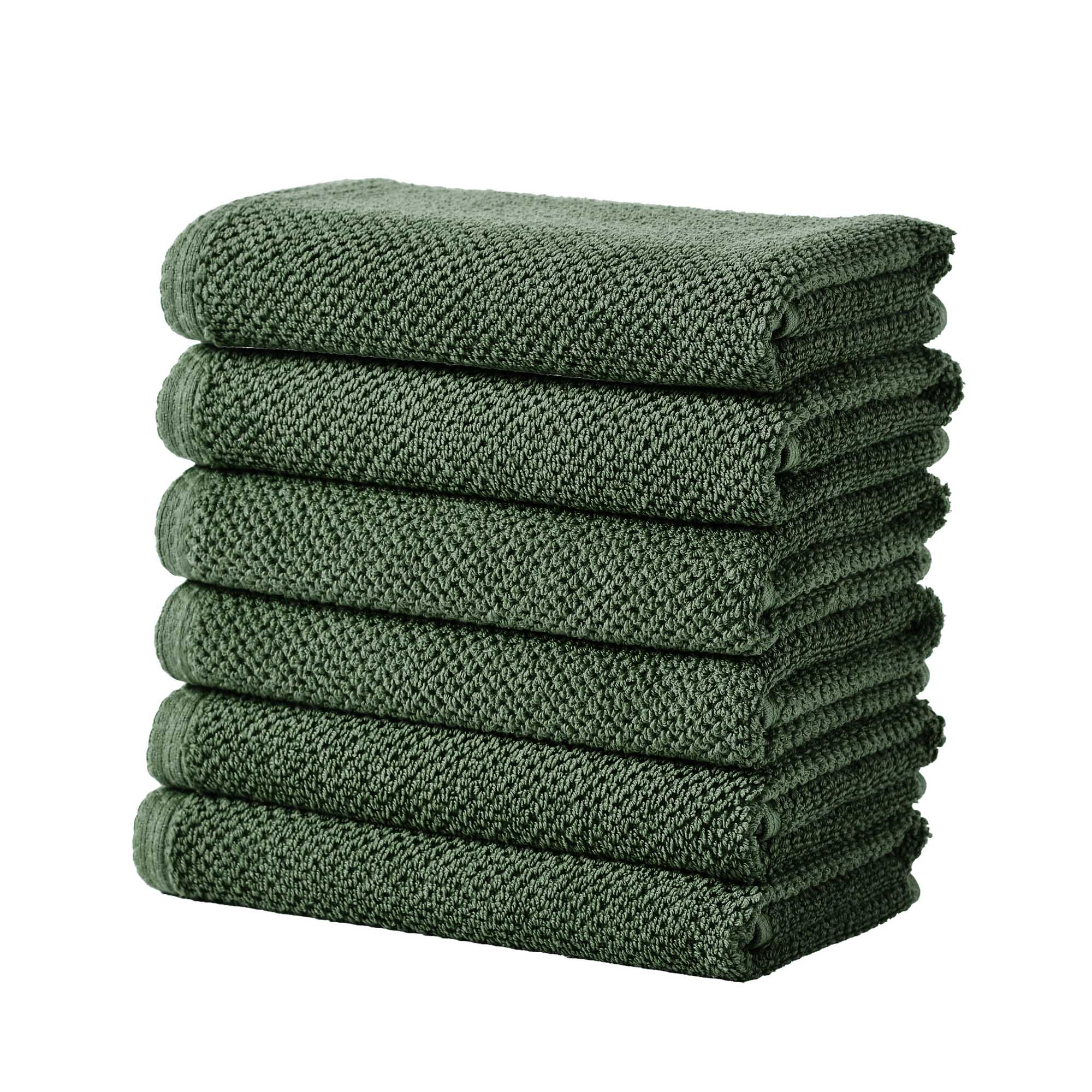 Textured Cotton Bath Towels