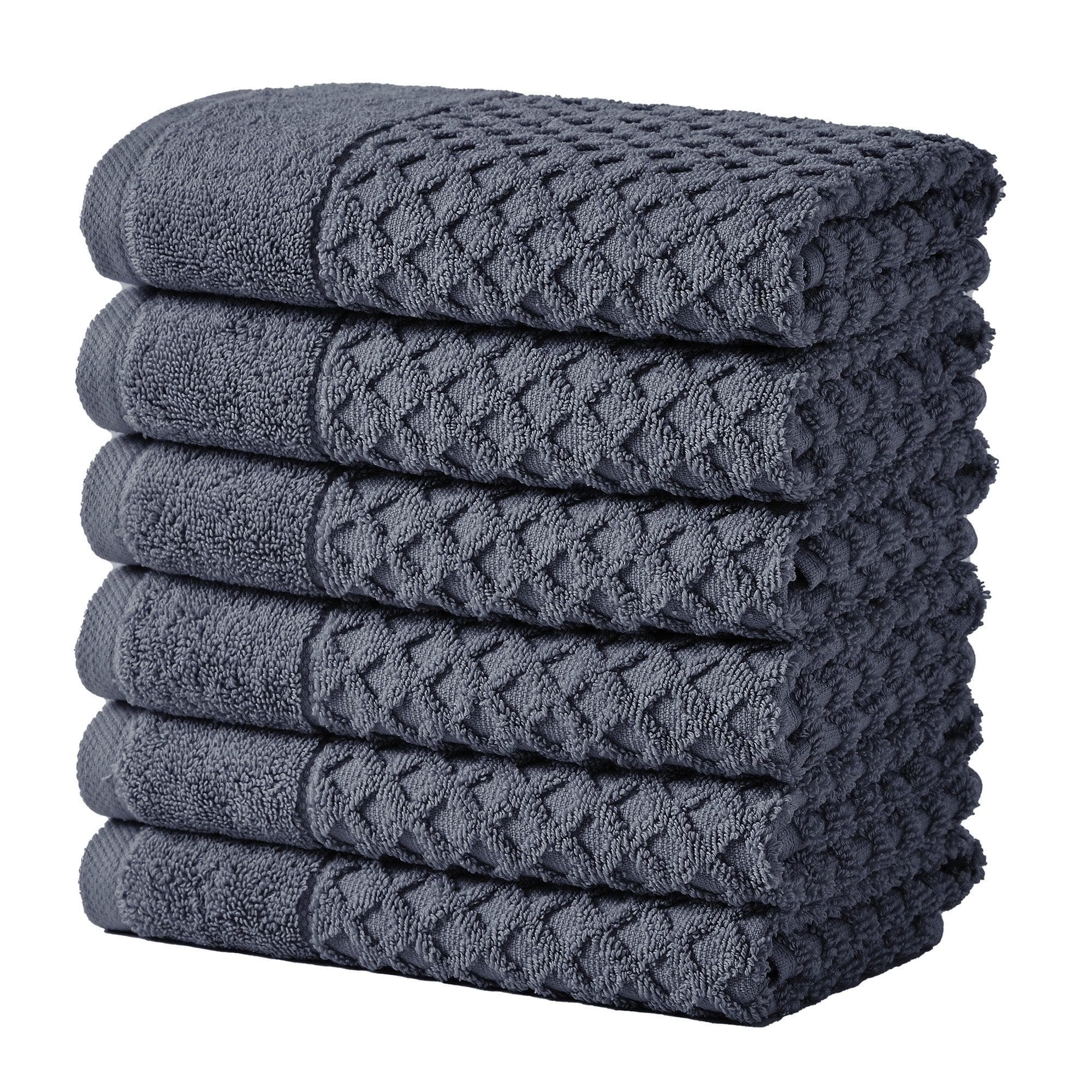 Diamond Waffle Cotton Bath Towels