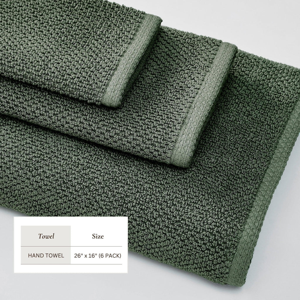 Textured Cotton Bath Towels